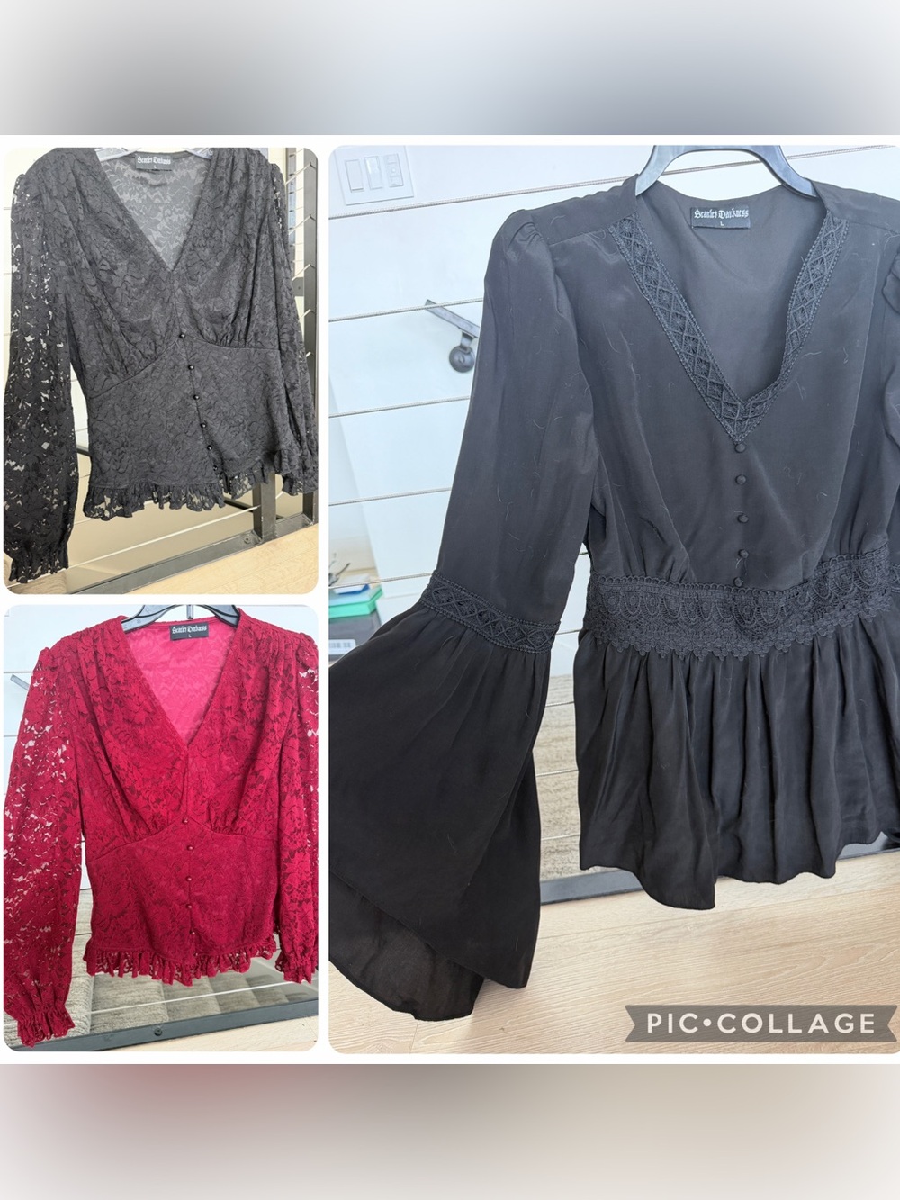 3 scarlet darkness shirts bundle size large